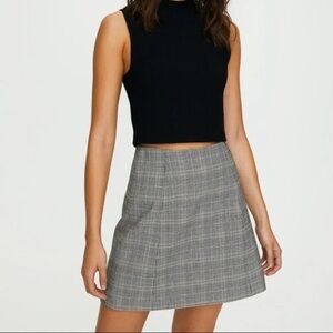 Babaton Aritzia Modern Mini Skirt Plaid Size 2
